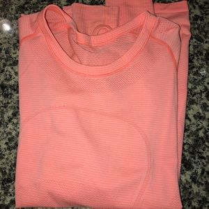 Bright orange swiftly tech long sleeve lululemon 8